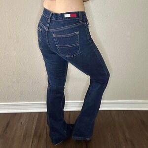 Tommy Hilfiger Women's Dark Blue Boot Cut Jeans